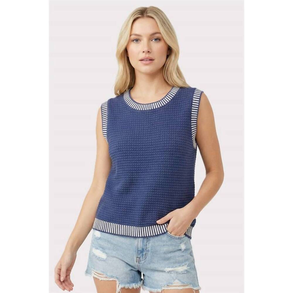 NEW STACCATO rockport top in blue